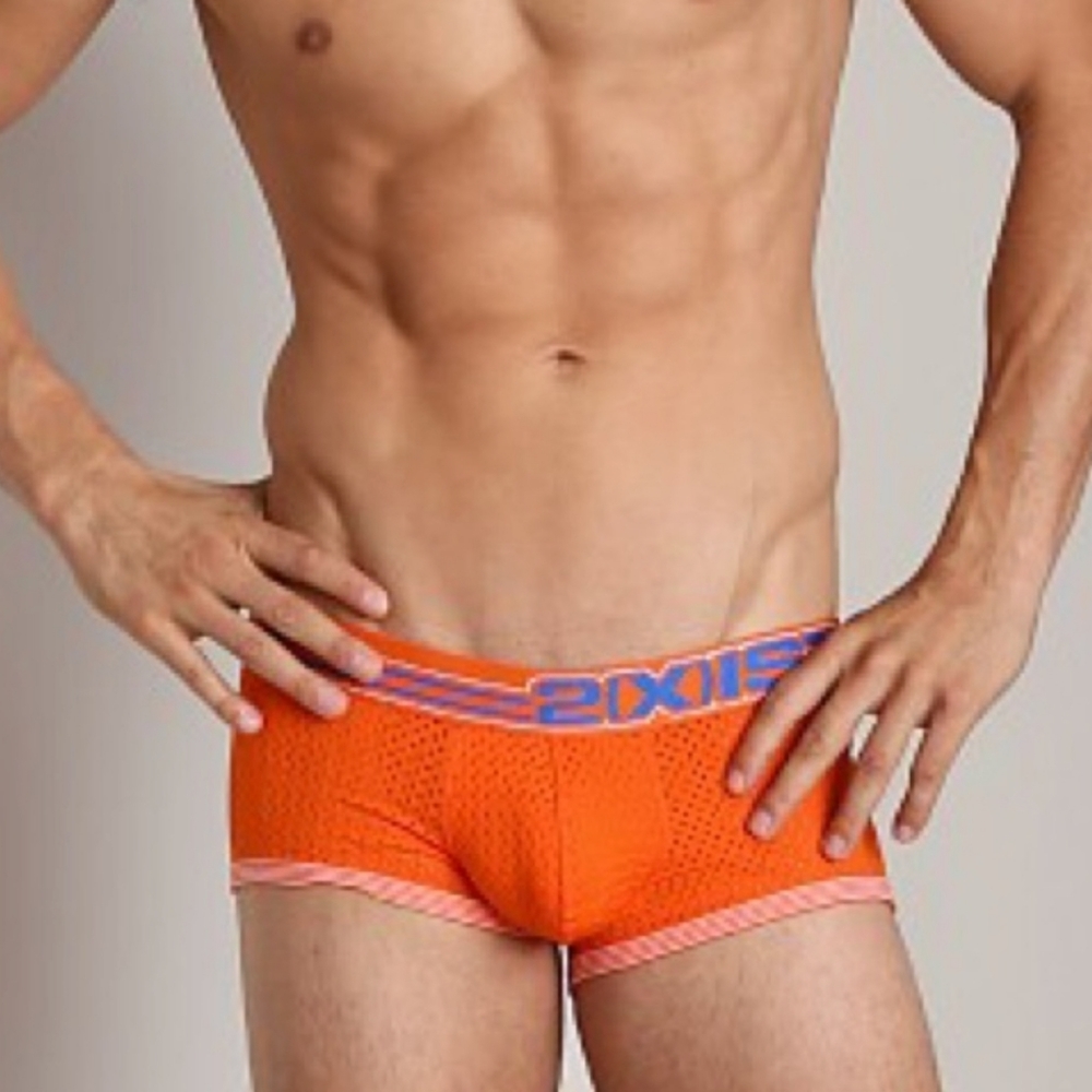 2xist Sliq Mesh Trunk Orange size Medium